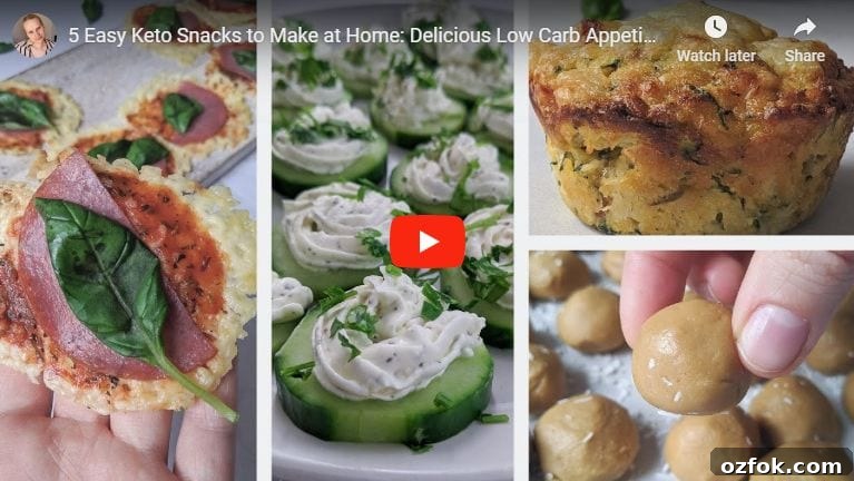 Keto Garlic Cheese Cucumber Bites: Low-Carb Appetizers 8 easy ketogenic snack ideas