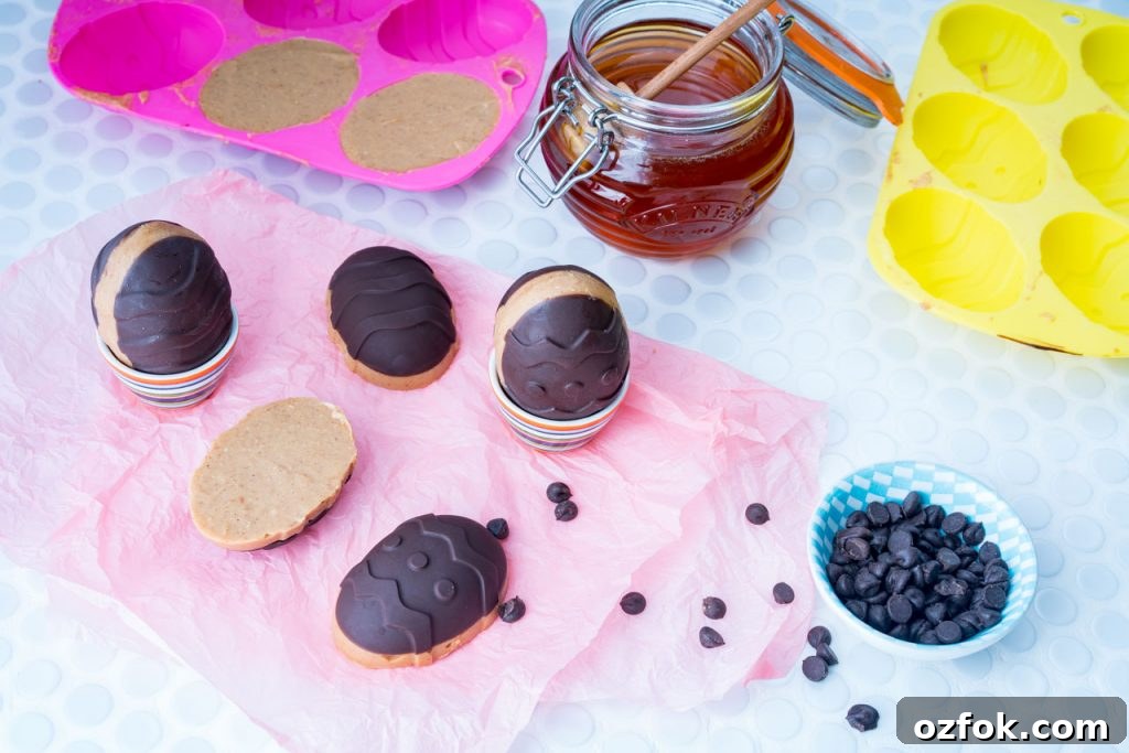 Chocolate Peanut Butter Easter Eggs: Spring Recipe & Snack Ideas 2 Chocolate Peanut Butter Easter Eggs