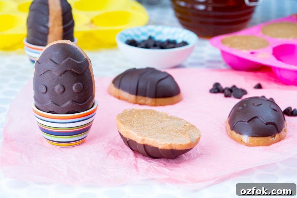 Chocolate Peanut Butter Easter Eggs: Spring Recipe & Snack Ideas 6 Chocolate Peanut Butter Easter Eggs Recipe