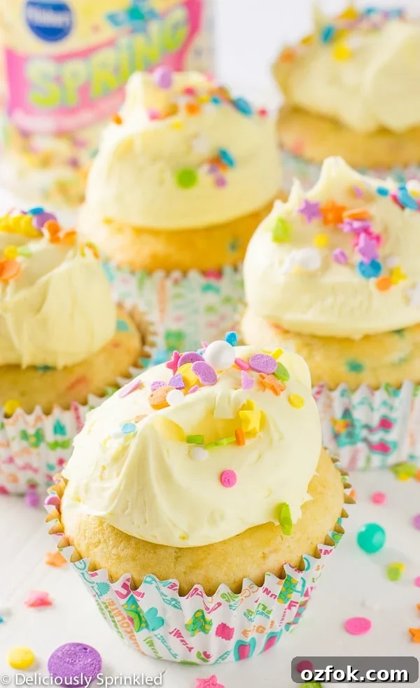 FUNFETTI CUPCAKES