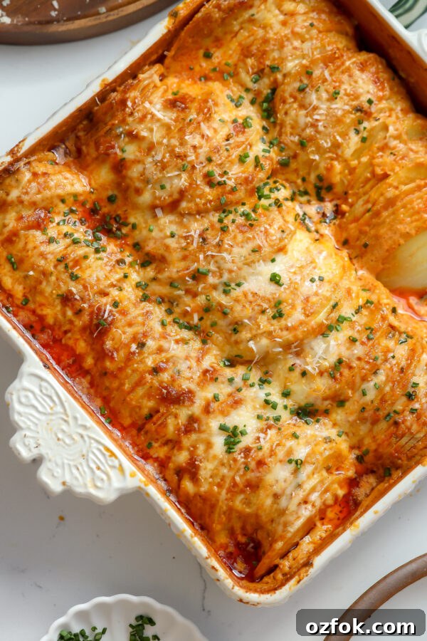 Buffalo Potato Gratin, spicy version of regular potato gratin