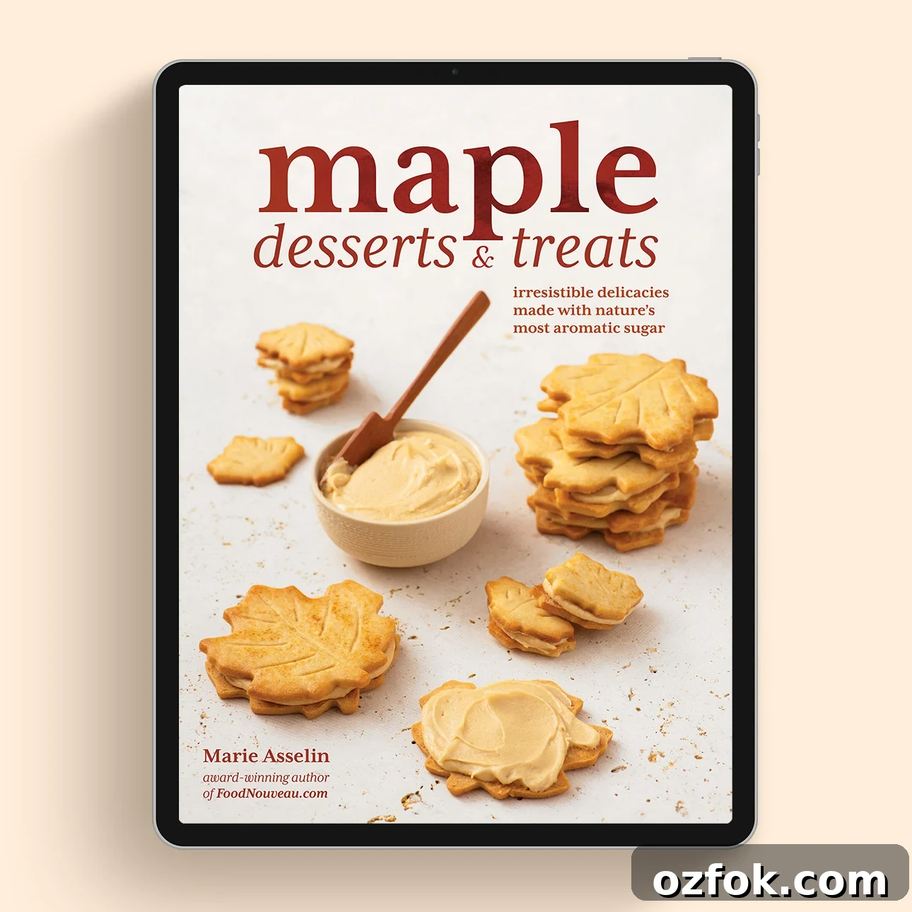 Crisp Maple Meringues Recipe for Light, Airy Cookies 3 Maple Desserts & Treats, a recipe eBook by award-winning author of FoodNouveau.com, Marie Asselin