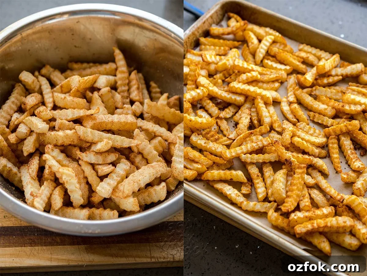 Vegan BBQ Ranch Fries — Perfect Party Appetizer 5 Seasoned and baked fries