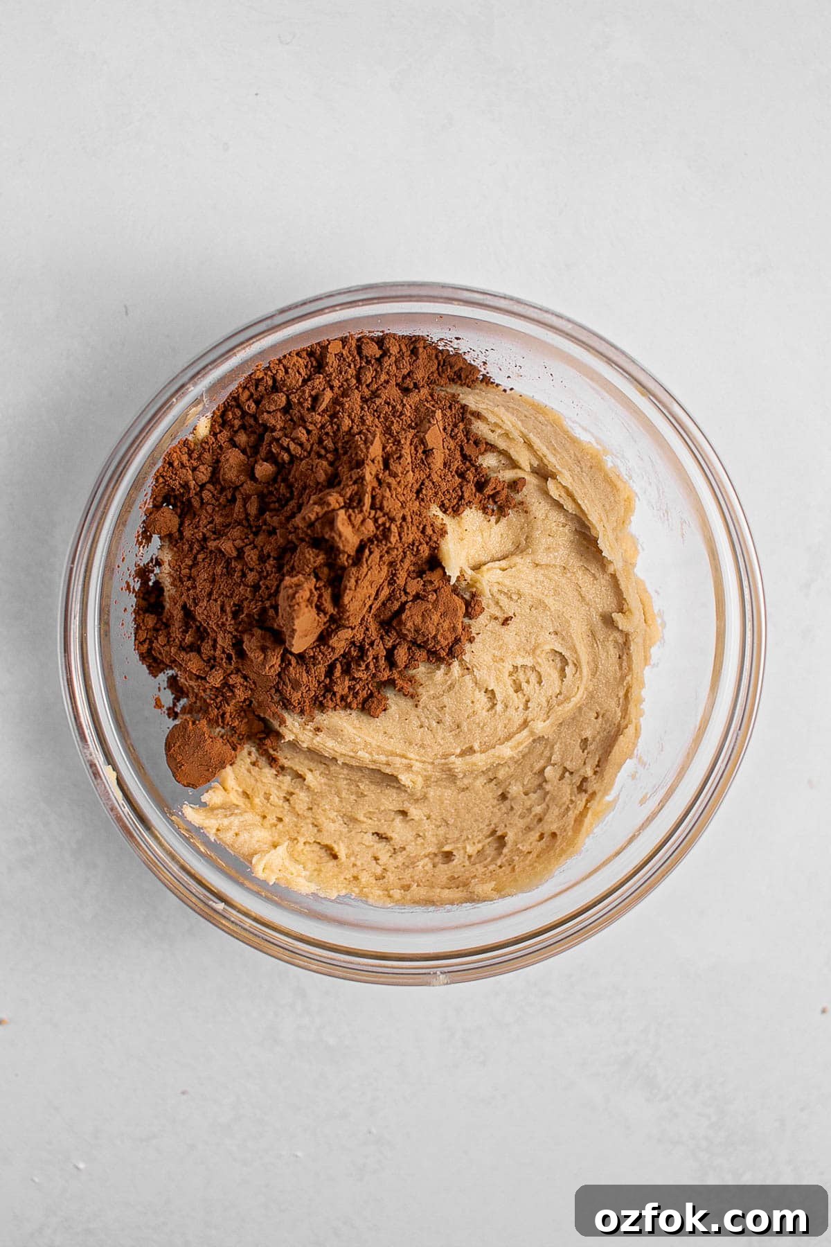 Decadent Chocolate Marble Cookies Recipe for Homemade Treats 10 Add cocoa to one bowl