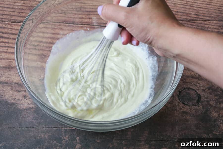 How to Make Mexican Crema with Greek Yogurt: Simple Substitute 6 mixing the Mexican Crema substitute