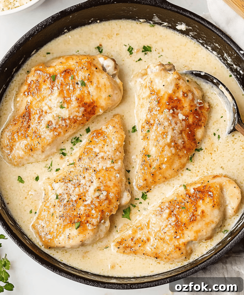 Creamy Garlic Parmesan Chicken Dinner Recipe 4 Creamy Garlic Parmesan Chicken