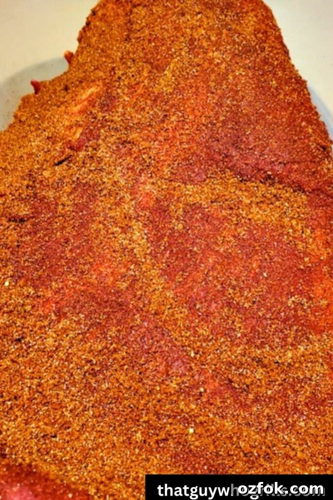 Brown Sugar Brisket Rub for Smoking: Sweet & Savory Blend 4 brisket in Tupperware rubbed with Homemade brown sugar rub