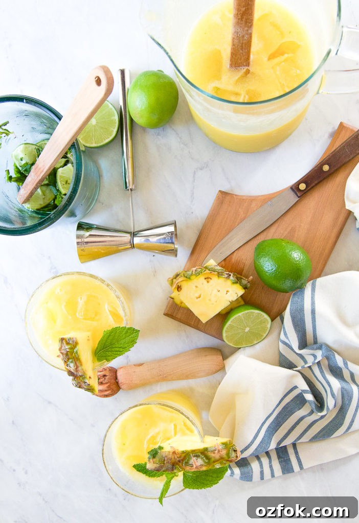 Tropical Pineapple Rum Punch Recipe for Parties and Summer 3 pineapple rum punch