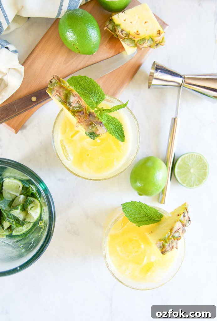 Tropical Pineapple Rum Punch Recipe for Parties and Summer 9 pineapple rum punch