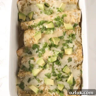 Salsa Verde Chicken Enchiladas Recipe for Creamy, Tangy Flavor 4 salsa verde chicken enchiladas 1