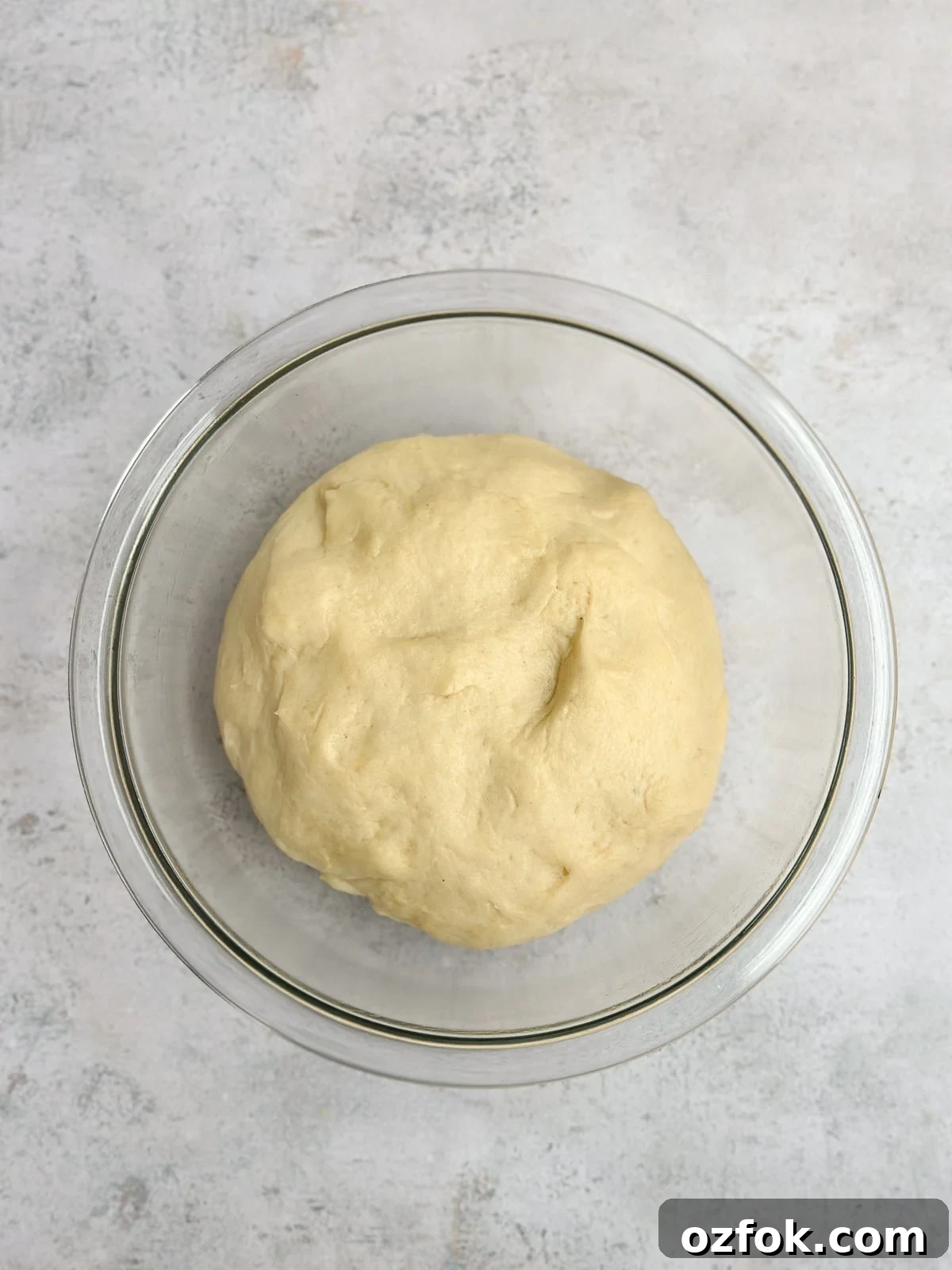 Flaky Homemade Buttery Dinner Rolls Recipe 7 dough after it's doubled and risen.