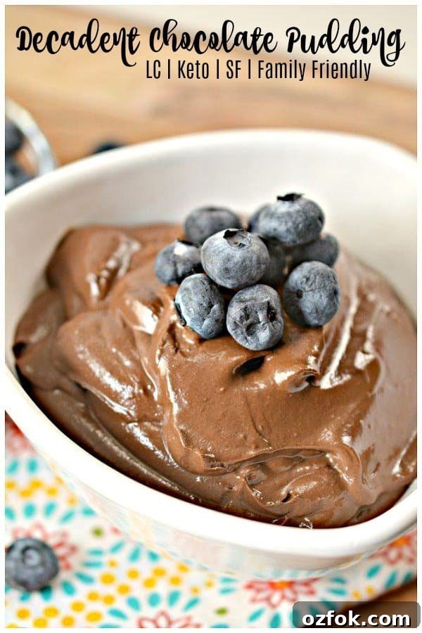 Keto Chocolate Pudding Recipe — Creamy Low-Carb Dessert 9 keto chocolate pudding