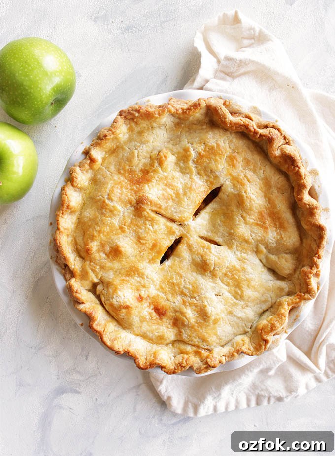 Gluten-Free Apple Pie Recipe: Flaky Crust and Cinnamon Filling 7 The perfect gluten free apple pie recipe! The apples are perfectly baked and the crust is flaky, buttery, and tender - no one will know it's gluten free. This pie makes a great Thanksgiving or Christmas dessert. So Yum! Also great for fall baking! | robustrecipes.com