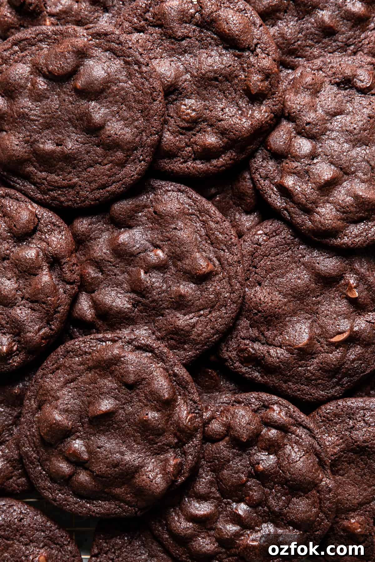 Double Chocolate Cookie Recipe: Rich, Chewy & Decadent 3 chocolate cookies.