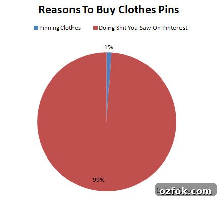 reasons to buy clothes pins pie chart reasons to buy clothespins pie chart