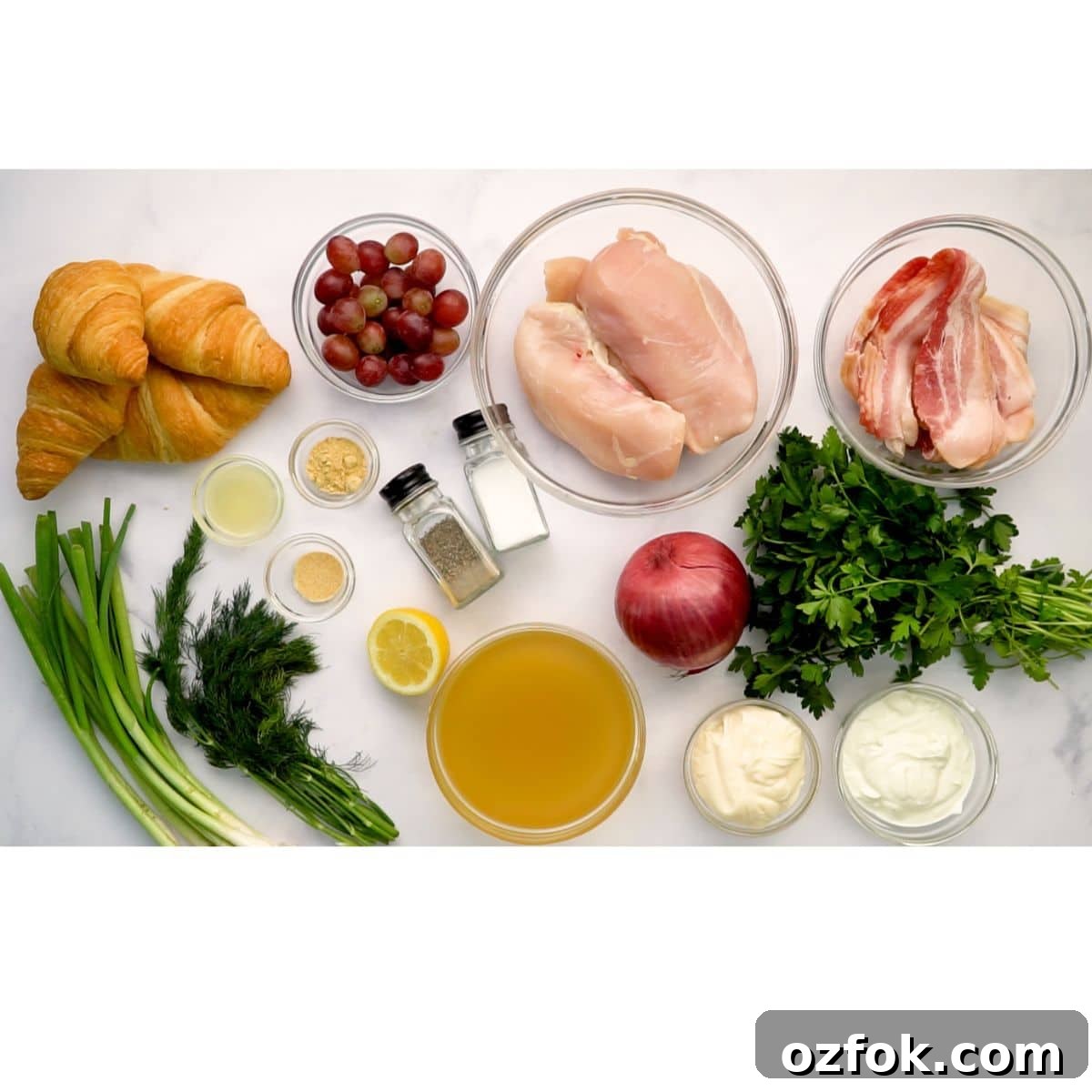 Instant Pot Chicken Salad with Bacon + How-To Video 4 instapot chicken salad ingredients