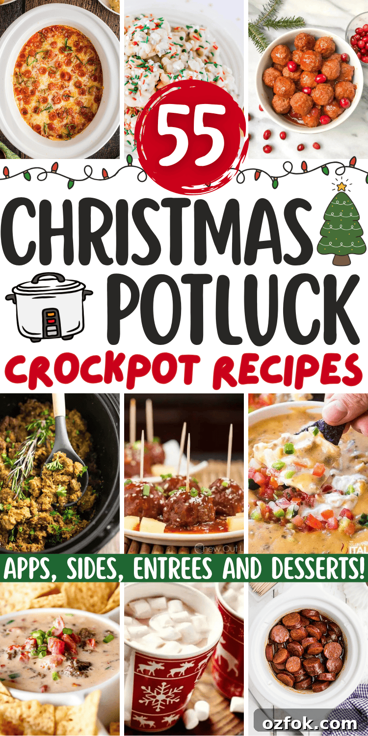 55 Crockpot Christmas Potluck Recipes for Holiday Party Food 13 img 96644 57