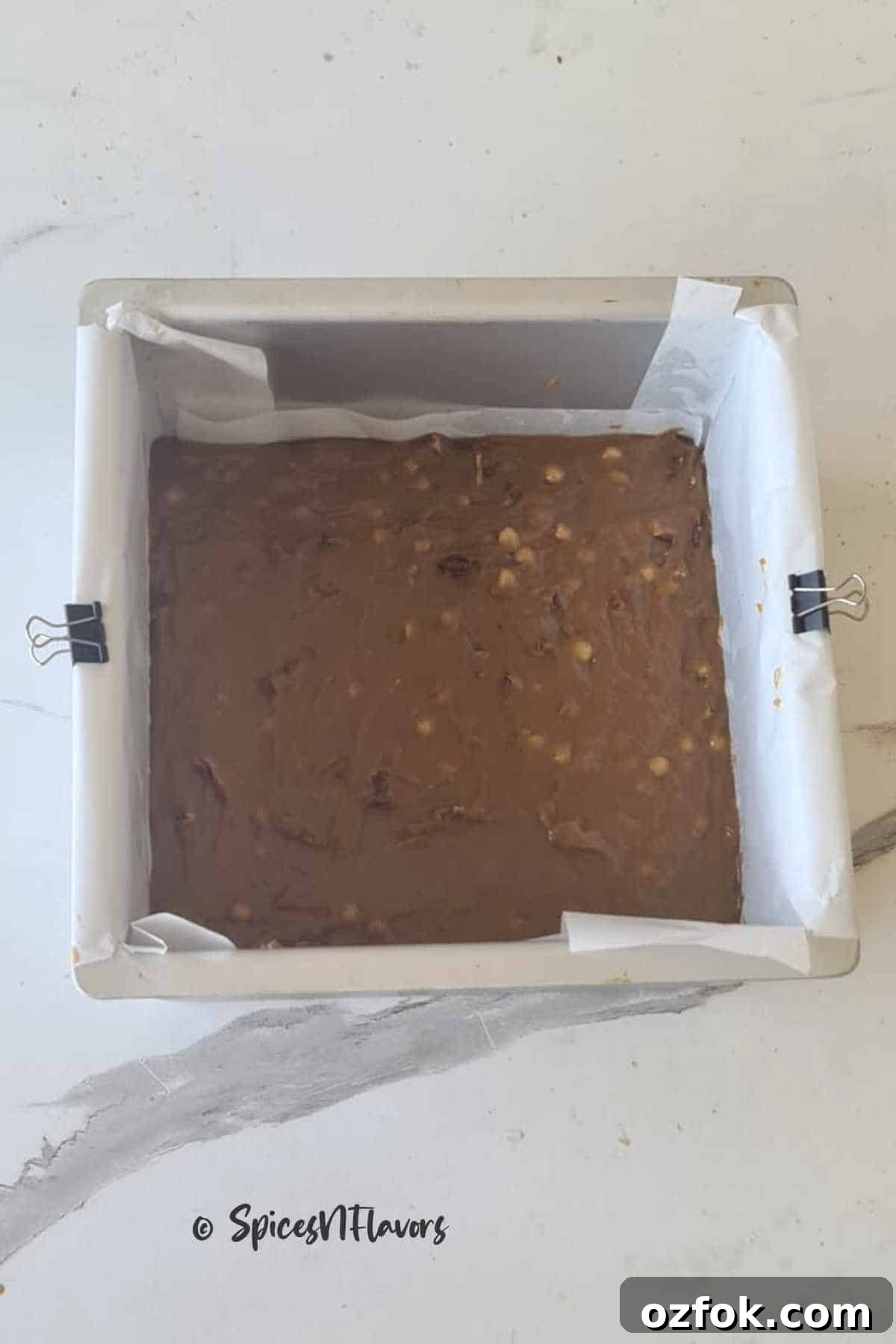 Eggless Butterscotch Blondie Recipe — Moist, Chewy Bars 7 transfer the blondie batter into prepared pan