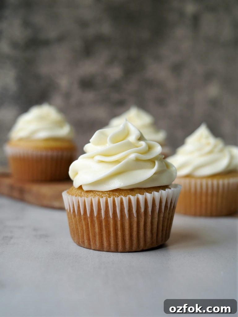 Vanilla Sheet Cake Cupcakes with Cream Cheese Frosting