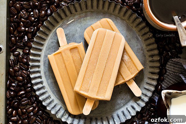 3 ingredient small batch Iced Coffee Popsicles for a caffeine boost