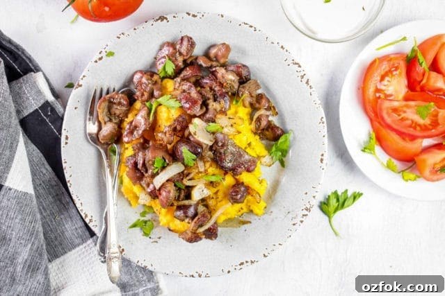 Sauteed Chicken Gizzards