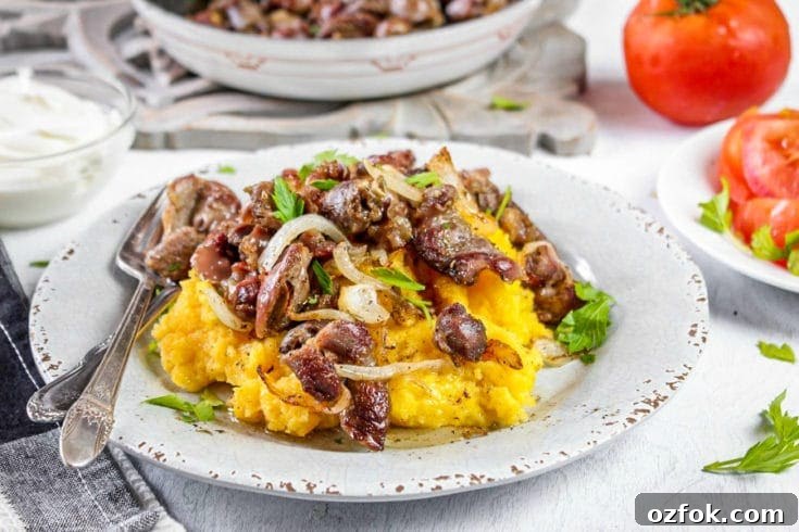 Sauteed Chicken Gizzards