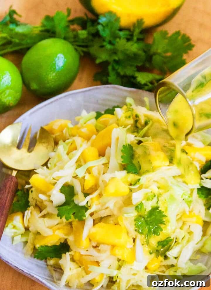 Mango Jicama Slaw