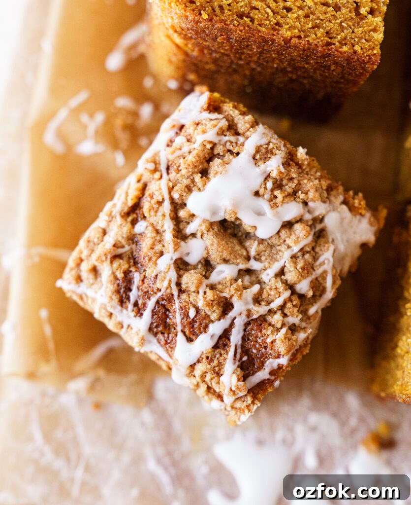 Cinnamon streusel topping