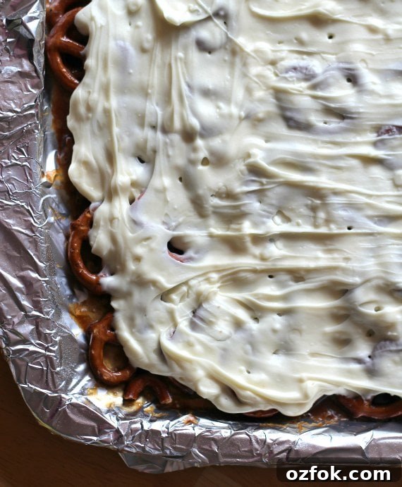 White chocolate layer