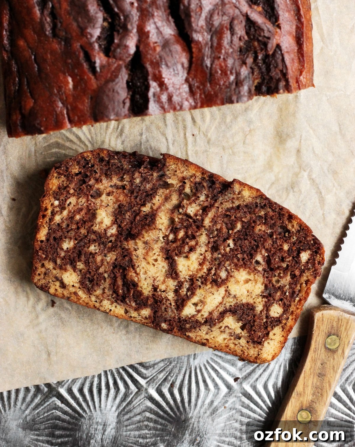 marble chocolate banana bread