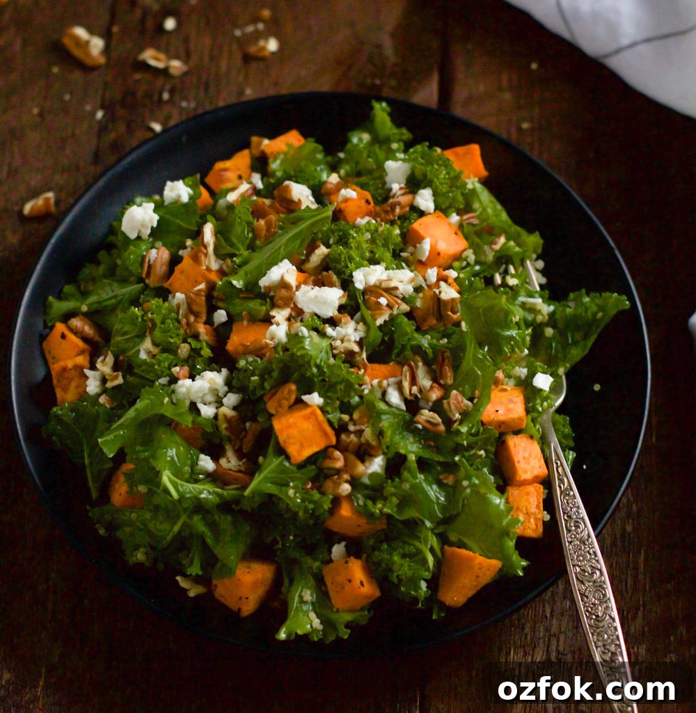 Roasted Sweet Potato Kale Salad Primavera Kitchen Recipe