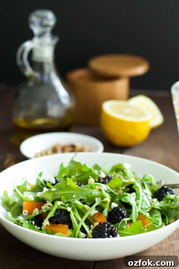 Arugula Blackberry Salad