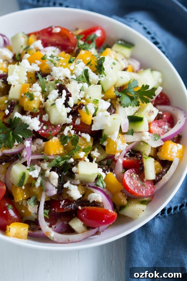 Easy Mediterranean Salad