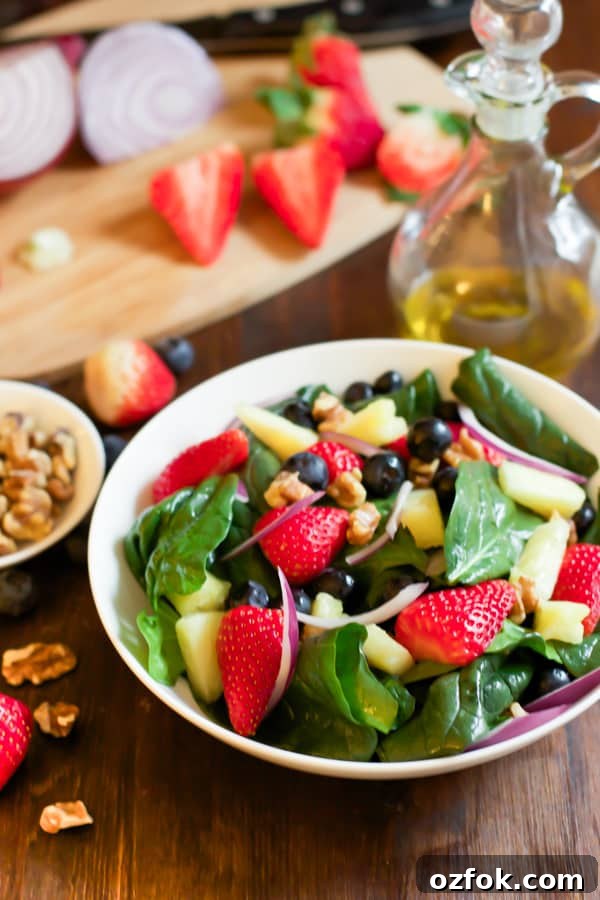 spinach fruit Salad