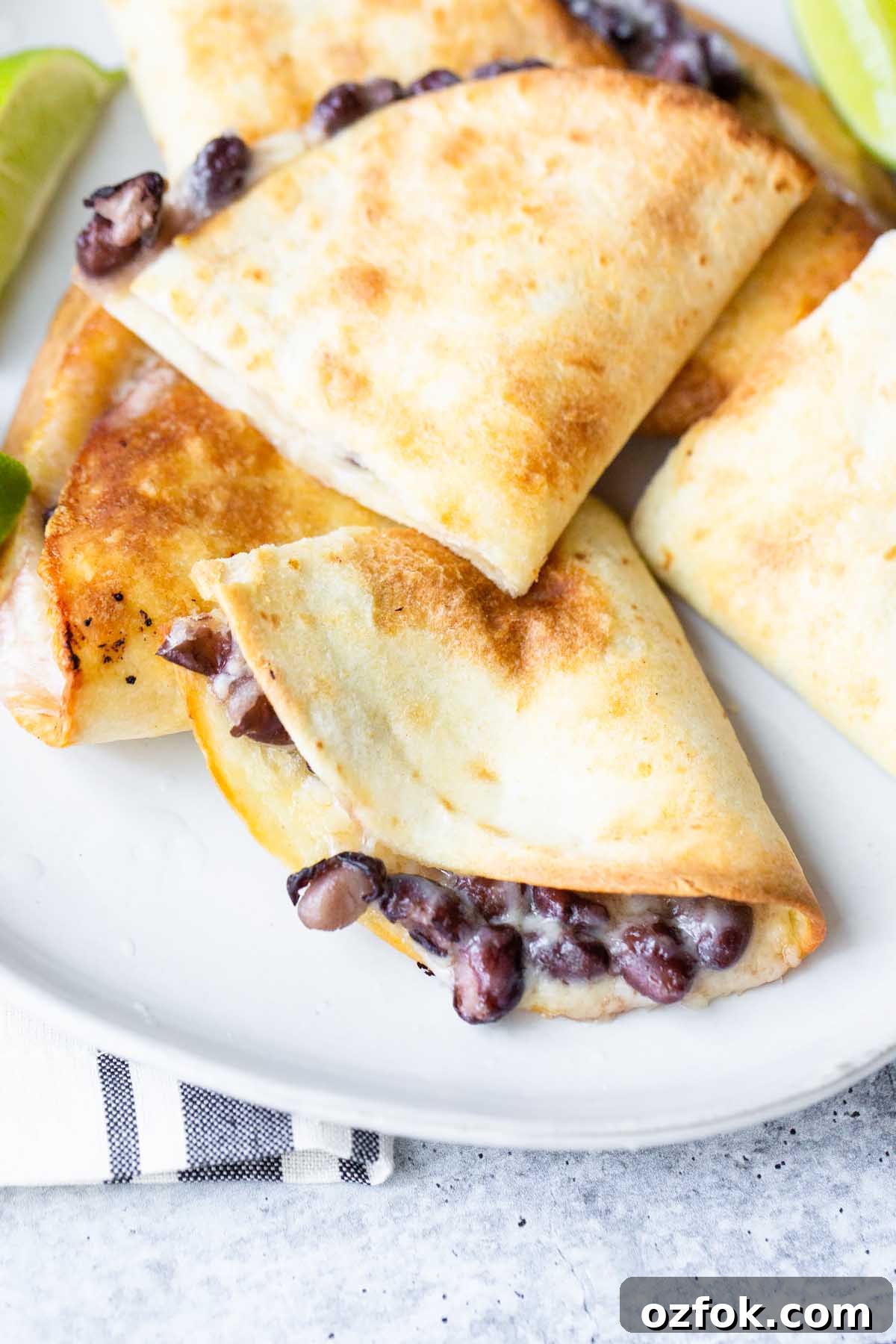 quesadillas on a plate